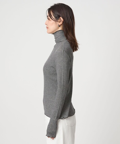 セール】テレコ タートルネック プルオーバー（Tシャツ/カットソー