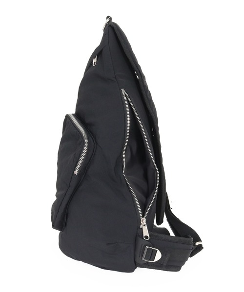 ADAM PATEK(アダムパテック)の「《ADAMPATEK》nylon sling bag(ボディバッグ/ウエストポーチ・メンズ・ブラック/グレー・FREE)」の5枚目の写真