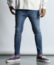 The DUFFER of ST.GEORGE | STANDARD SLIM JEANS "UW"：DUFFER定番 ユーズドウォッシ スキニーデニム スリムジーンズ(デニムパンツ)