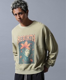 DANKE SCHON（ダンケシェーン）の「【WEB&DEPOT限定】DankeSchon/ダンケシェーン/PIGMENT SWEAT REBIRTH（スウェット）」