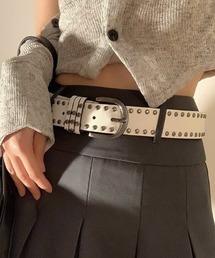 lilful | シンプルスタッズウエスタンベルト(ベルト)