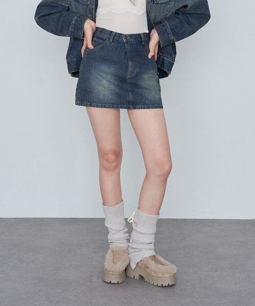 RAY CASSIN（レイカズン）の「ムートンスリッポン（その他シューズ・レディース・ブラック/ブラウン/ベージュ・S/M/L）」の5枚目の写真