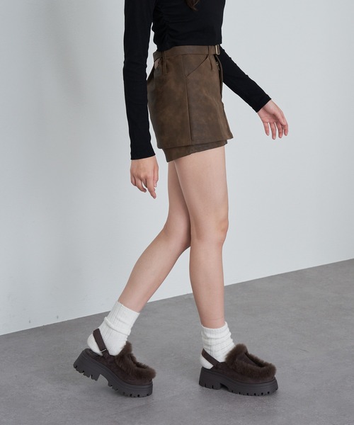 RAY CASSIN（レイカズン）の「ムートンスリッポン（その他シューズ・レディース・ブラック/ブラウン/ベージュ・S/M/L）」の16枚目の写真