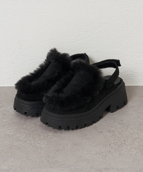 RAY CASSIN（レイカズン）の「ムートンスリッポン（その他シューズ・レディース・ブラック/ブラウン/ベージュ・S/M/L）」の11枚目の写真