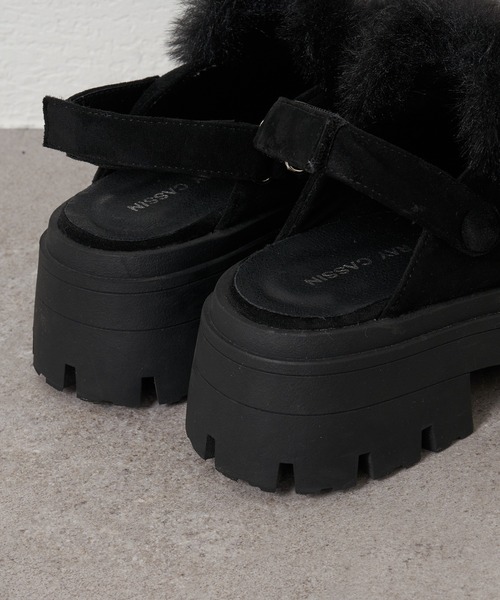 RAY CASSIN（レイカズン）の「ムートンスリッポン（その他シューズ・レディース・ブラック/ブラウン/ベージュ・S/M/L）」の17枚目の写真