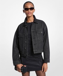ロゴ ジャカード デニム ジャケット MICHAEL KORS（マイケルコース）の「ロゴ ジャカード デニム