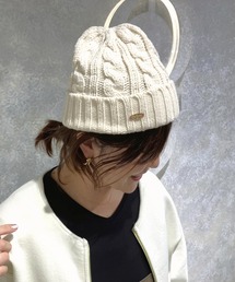 Q | ケーブルニットワッチ(ニットキャップ/ビーニー)