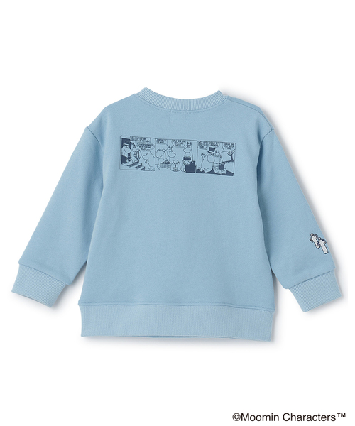 kladskap（クレードスコープ）の「【MOOMIN】ムーミンリュックトレーナー（スウェット・キッズ・レッド/サックスブルー・80ｃｍ/90cm/100cm/110cm/120cm）」の3枚目の写真