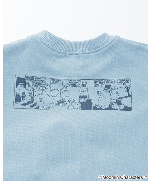 kladskap（クレードスコープ）の「【MOOMIN】ムーミンリュックトレーナー（スウェット・キッズ・レッド/サックスブルー・80ｃｍ/90cm/100cm/110cm/120cm）」の9枚目の写真