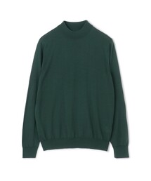 新品❤️CPG モックネック 緑色 もちやわモックネックニットプルオーバー/Green Parks（グリーン