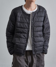 FORECAST（フォーキャスト）の「【FORECAST】光発熱ファイバー インナーダウンジャケット クルーネック 薄手 軽量 キルティング 短丈 ショート丈 8372（ダウンジャケット/コート）」