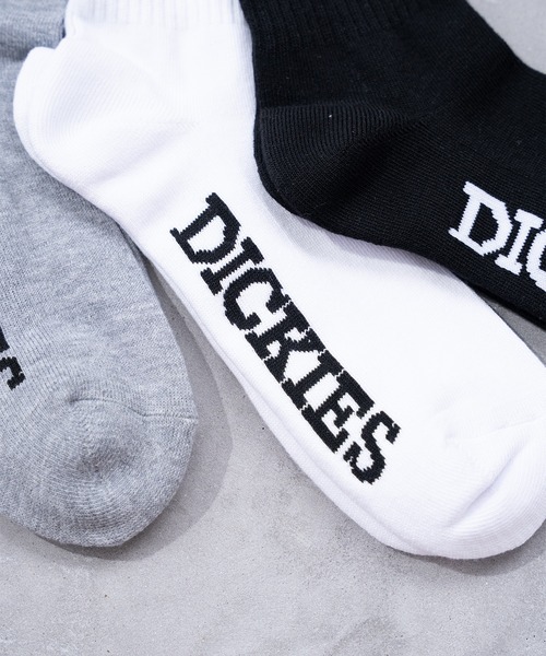 Dickies(ディッキーズ)の「【Dickies】クルー丈 3Pセット 底パイルバックロゴ/3足セット 靴下/メンズ(ソックス/靴下・メンズ・マルチ・25cm-27cm)」の4枚目の写真