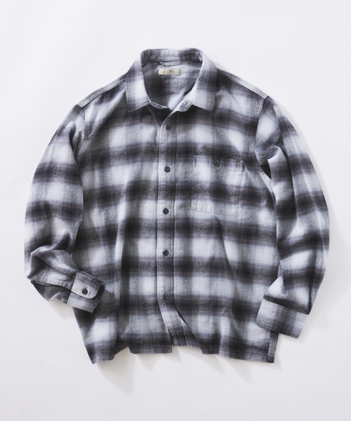 カラー オンブレ チェックシャツ（シャツ/ブラウス）｜JOURNAL