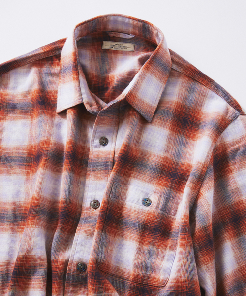カラー オンブレ チェックシャツ（シャツ/ブラウス）｜JOURNAL
