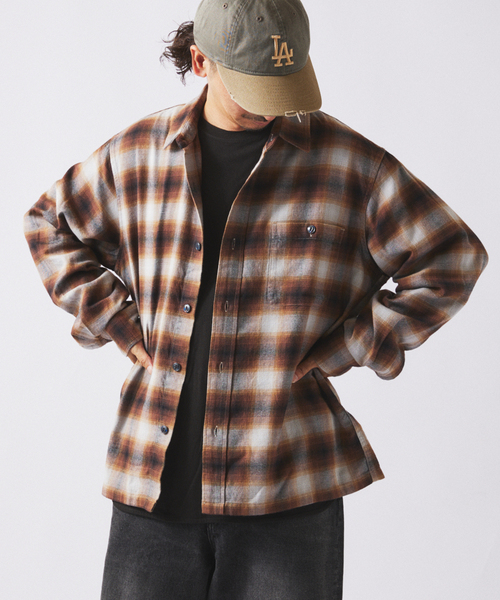 セール】カラー オンブレ チェックシャツ（シャツ/ブラウス）｜JOURNAL
