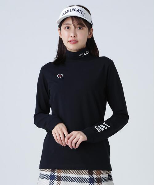 PEARLY GATES(パーリーゲイツ)の「【PEARLY GATES】綿ベア天竺長袖ハイネックカットソー(Tシャツ/カットソー・レディース・ネイビー/グリーン系その他/ホワイト・SMALL/MEDIUM/LARGE)」の9枚目の写真
