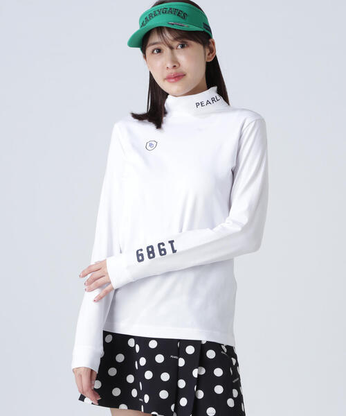 PEARLY GATES パーリーゲイツ ハイネック ニットセーター ブラック系 0