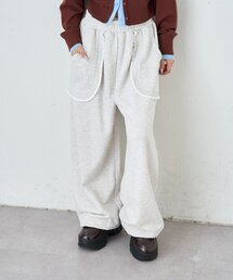 w closet | フリルポケットスェットパンツ(その他パンツ)