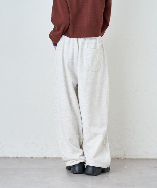w closet(ダブルクローゼット)の「フリルポケットスェットパンツ(その他パンツ・レディース・アイボリー/グレー/ピンク/イエロー・FREE)」の9枚目の写真