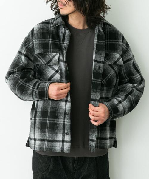 セール】シャギーチェックダブルポケットシャツ（シャツ/ブラウス