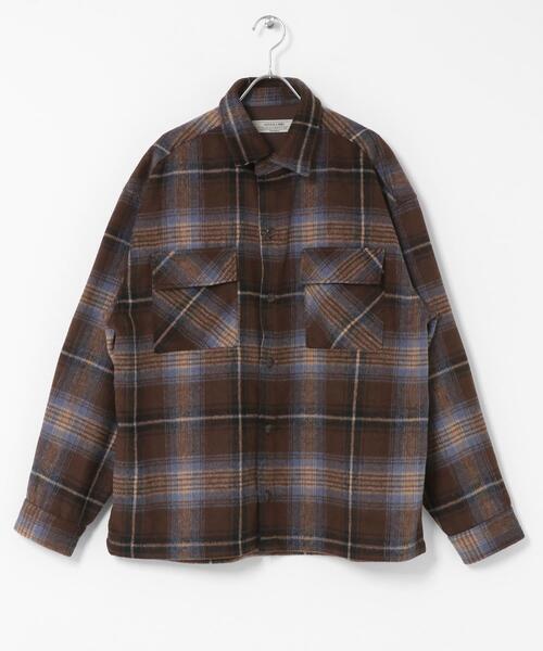 URBAN RESEARCH Sonny Label（アーバンリサーチサニーレーベル）の「シャギーチェックダブルポケットシャツ（シャツ/ブラウス・メンズ・レッド系その他/ブラック系その他/ブラウン系その他・MEDIUM/LARGE）」の13枚目の写真