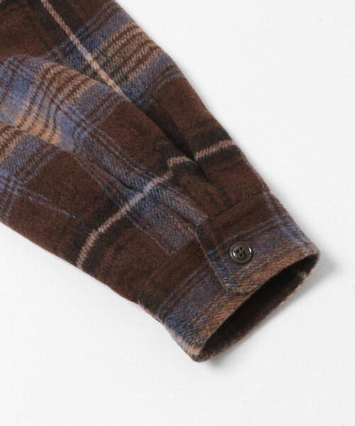 URBAN RESEARCH Sonny Label（アーバンリサーチサニーレーベル）の「シャギーチェックダブルポケットシャツ（シャツ/ブラウス・メンズ・レッド系その他/ブラック系その他/ブラウン系その他・MEDIUM/LARGE）」の19枚目の写真