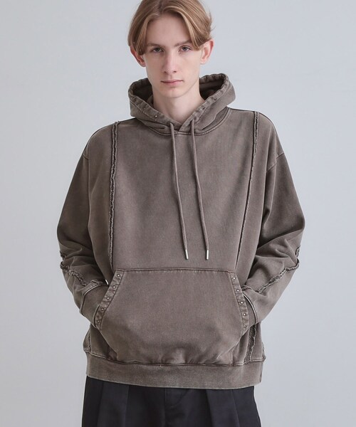 tk.TAKEO KIKUCHI（ティーケータケオキクチ）の「ヘヴィウェイトヴィンテージプルパーカ（パーカー・メンズ・グレー/ブラック/ブラウン系その他・01/03/02）」の18枚目の写真