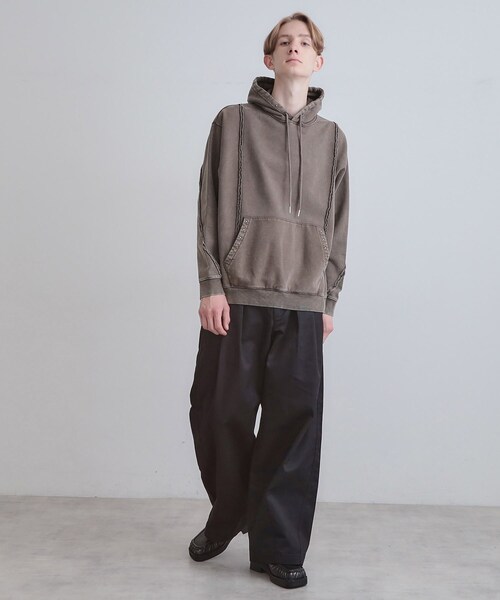 tk.TAKEO KIKUCHI（ティーケータケオキクチ）の「ヘヴィウェイトヴィンテージプルパーカ（パーカー・メンズ・グレー/ブラック/ブラウン系その他・01/03/02）」の16枚目の写真