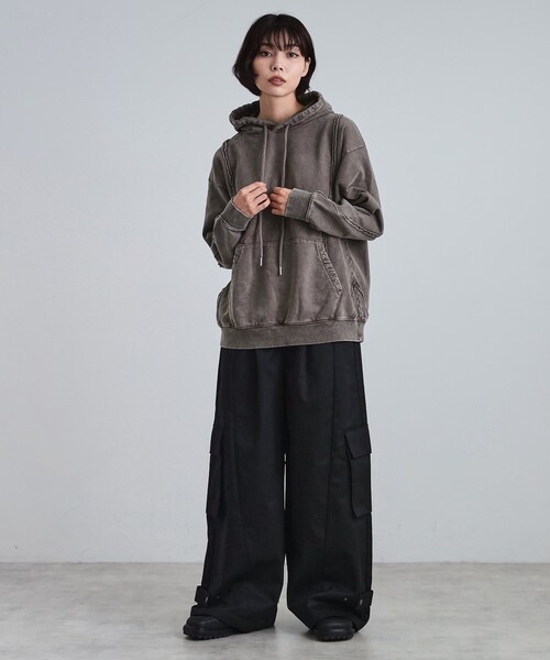 tk.TAKEO KIKUCHI（ティーケータケオキクチ）の「ヘヴィウェイトヴィンテージプルパーカ（パーカー・メンズ・グレー/ブラック/ブラウン系その他・01/03/02）」の13枚目の写真