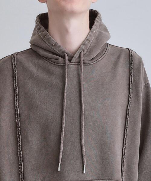 tk.TAKEO KIKUCHI（ティーケータケオキクチ）の「ヘヴィウェイトヴィンテージプルパーカ（パーカー・メンズ・グレー/ブラック/ブラウン系その他・01/03/02）」の8枚目の写真