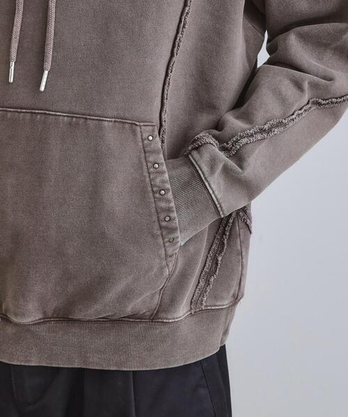 tk.TAKEO KIKUCHI（ティーケータケオキクチ）の「ヘヴィウェイトヴィンテージプルパーカ（パーカー・メンズ・グレー/ブラック/ブラウン系その他・01/03/02）」の11枚目の写真