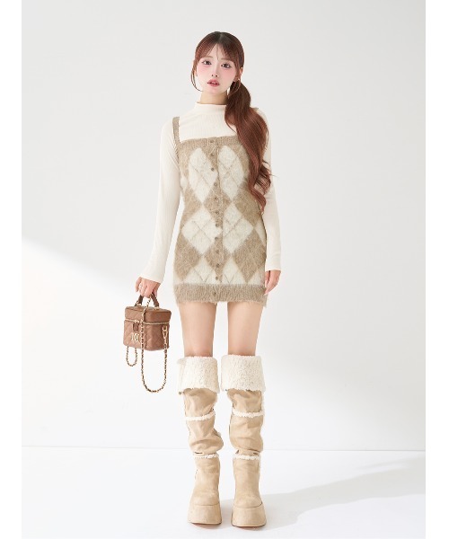 アーガイルニットアンサンブル（ワンピース）｜Darich（ダーリッチ）の