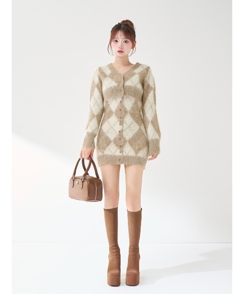 アーガイルニットアンサンブル（ワンピース）｜Darich（ダーリッチ）の