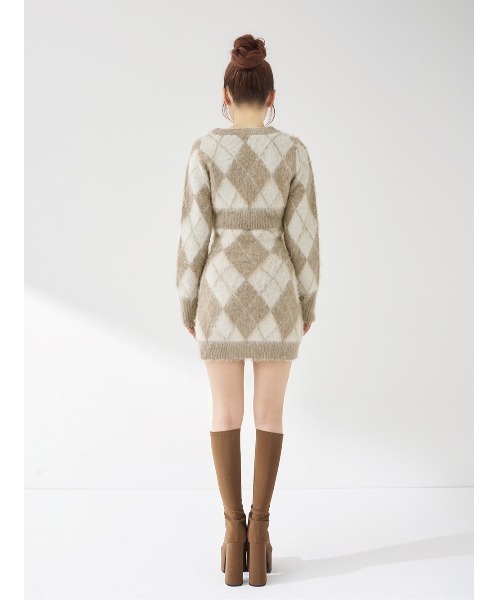 ダーリッチ Darich アーガイルニットアンサンブル FL ベージュ ダーリッチ Darich アーガイルニットアンサンブル FL ベージュ - メルカリ