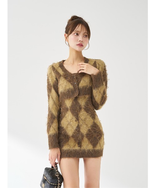 アーガイルニットアンサンブル（ワンピース）｜Darich（ダーリッチ）の