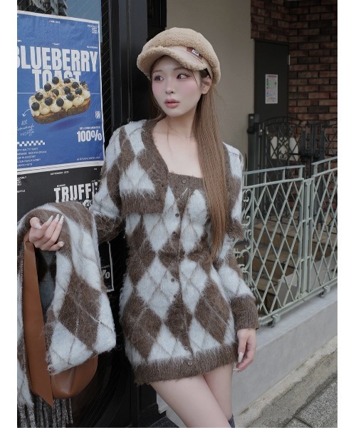 アーガイルニットアンサンブル（ワンピース）｜Darich（ダーリッチ）の