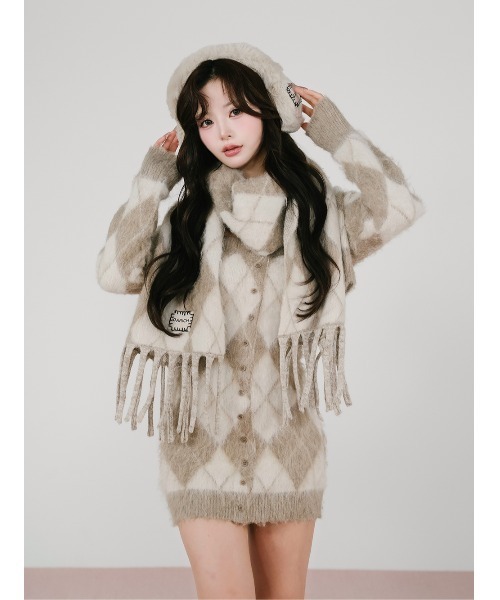 アーガイルニットアンサンブル（ワンピース）｜Darich（ダーリッチ）の