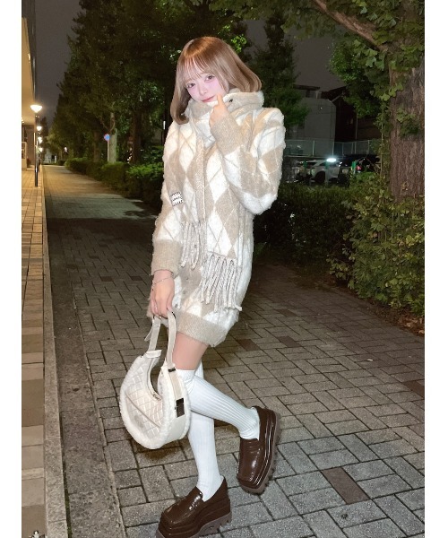 アーガイルニットアンサンブル（ワンピース）｜Darich（ダーリッチ）の