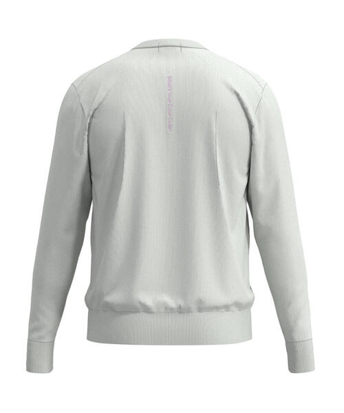 【グレー】10カラークルーネックニットプルオーバー <NATIVE> (MENS) セール】【PING APPAREL】10カラークルーネックニットプルオーバー