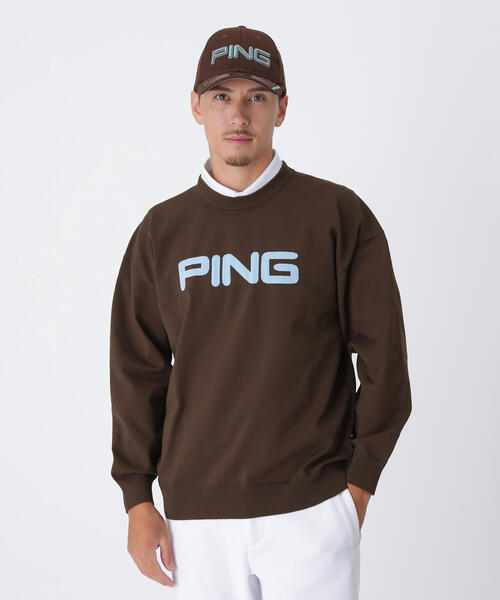 PING APPAREL】10カラークルーネックニットプルオーバー ＜NATIVE
