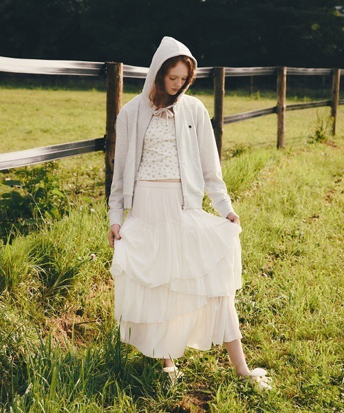 Heather(ヘザー)の「【POLO BCS(ポロ・ビーシーエス)】裏毛ZIPフーディ 595297(パーカー・レディース・グレー/ネイビー/オートミール・FREE)」の6枚目の写真