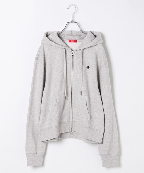 Heather(ヘザー)の「【POLO BCS(ポロ・ビーシーエス)】裏毛ZIPフーディ 595297(パーカー・レディース・グレー/ネイビー/オートミール・FREE)」の7枚目の写真