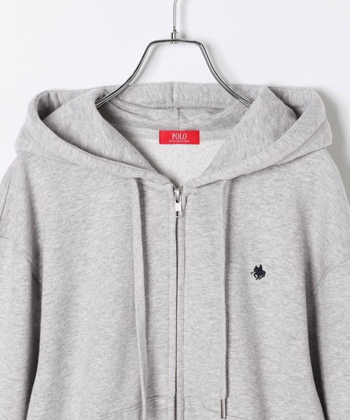 Heather(ヘザー)の「【POLO BCS(ポロ・ビーシーエス)】裏毛ZIPフーディ 595297(パーカー・レディース・グレー/ネイビー/オートミール・FREE)」の8枚目の写真