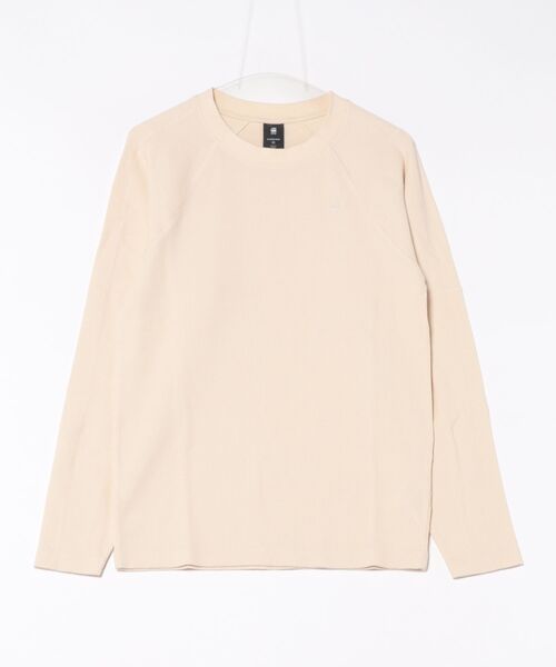 G-STAR（ジースター）の「TWEETER T-SHIRT/パネルデザインサーマルワッフルロングスリーブTシャツ（Tシャツ/カットソー・メンズ・ダークブラック/ベージュ系その他・X-LARGE/X-SMALL/LARGE/MEDIUM/SMALL）」の13枚目の写真
