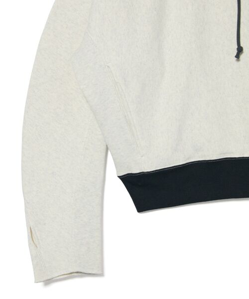 N.HOOLYWOOD(N.ハリウッド)の「PULLOVER HOODIE(パーカー・メンズ・チャコール/オートミール・L/M/S)」の8枚目の写真