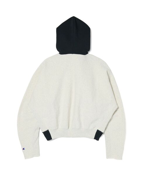 N.HOOLYWOOD(N.ハリウッド)の「PULLOVER HOODIE(パーカー・メンズ・チャコール/オートミール・L/M/S)」の10枚目の写真