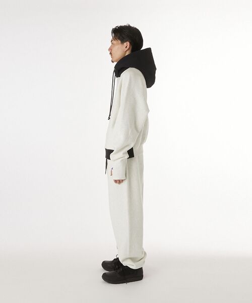 N.HOOLYWOOD(N.ハリウッド)の「PULLOVER HOODIE(パーカー・メンズ・チャコール/オートミール・L/M/S)」の12枚目の写真