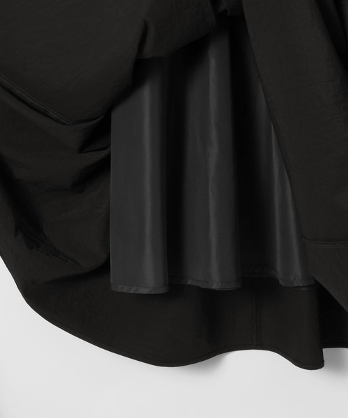 eL（エル）の「【eL】Tuck Gather Volume Skirt/603941（スカート・レディース・アイボリー/ブラック・FREE）」の12枚目の写真