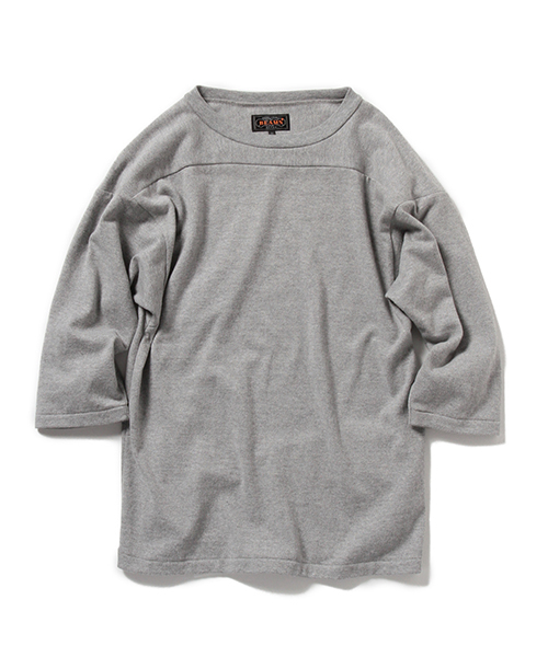 BEAMS PLUS（ビームスプラス）の「BEAMS PLUS / フットボール Tee（Tシャツ/カットソー・メンズ・ライトグレー/ネイビー/ホワイト・MEDIUM/SMALL/LARGE/X-LARGE）」の3枚目の写真