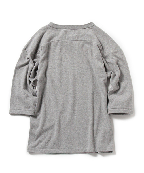 BEAMS PLUS（ビームスプラス）の「BEAMS PLUS / フットボール Tee（Tシャツ/カットソー・メンズ・ライトグレー/ネイビー/ホワイト・MEDIUM/SMALL/LARGE/X-LARGE）」の7枚目の写真